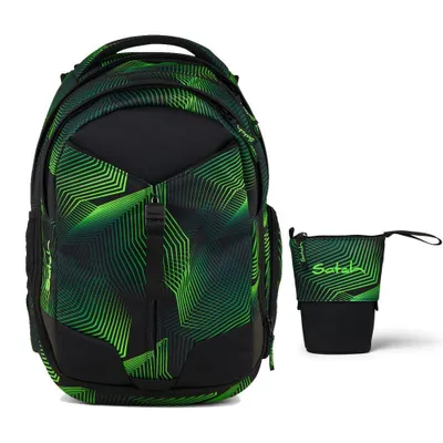 Produktbild von Satch Match Seismic Green Schulrucksack Set 2tlg.