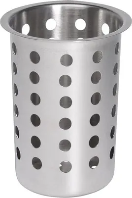 Produktbild von APS 11999 Besteckköcher, Ø 9,5 cm, Höhe 13,5 cm, Edelstahl, matt poliert