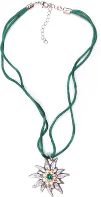 Produktbild von Trachtenkette Maria mit Edelweiß von Allgäu Rebell