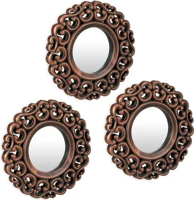 Image de Lot de 3 miroirs baroques
