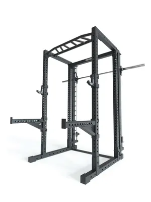 Produktbild von ATLETICA R7-Reeve Power Rack | 220cm Höhe | Kompaktes Basisrack für Grundübungen | Calisthenics | Kniebeugen | Bankdrücken | Schulterdrücken | Rudern