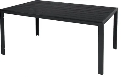 Alu Nonwood Gartentisch Esstisch Outdoortisch anthrazit 180x90cm