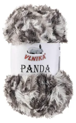 Produktbild von 100g Strickgarn Panda Strick-Wolle Kunstfell Kuschelwolle Plüschwolle - Farbwahl