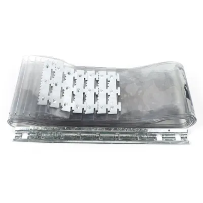 Zdjęcie produktu dla kurtyna paskowa 200x18cm Kurtyna żaluzjowa PVC 2 m 7 szt. przezroczysta kurtyna drzwiowa