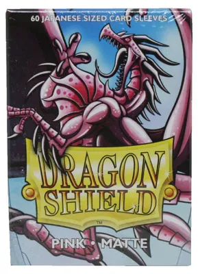 Image de 2 boîtes de pochettes Dragon Shield mates - Rose (2 x 60 pochettes)