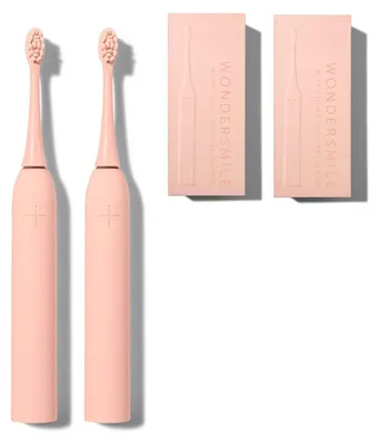 Produktbild von WonderSmile WonderBrush PRO Schallzahnbürsten 2er-Set, Atomic Rose