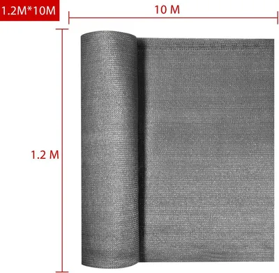 Zdjęcie produktu dla Parawan ogrodowy, antracytowy, 12 x 10 m, odporny na promieniowanie UV