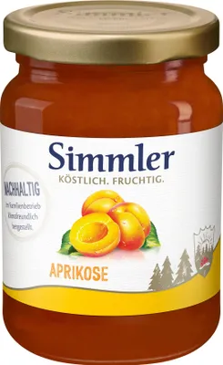 Produktbild von Simmler Aprikosen-Konfitüre Extra 225g