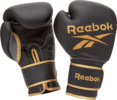 Produktbild von Reebok Boxhandschuhe schwarz/gold