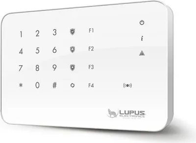 Zdjęcie produktu dla Lupus Electronics 12109, 868.6625 MHz, Biały, CE, FCC, RoHs, 100 m, 195 x 22 x 129,7 mm, 350 g