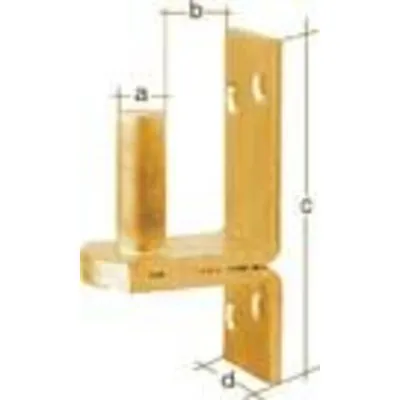 Zdjęcie produktu dla GAH-Alberts 311438, Zawias, Stal, Żółty, Powłoka elektrogalwaniczna, 6 mm, 10 szt.
