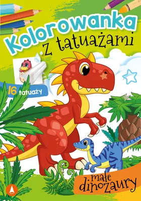 Produktbild von Malvorlage mit kleinen Dinosaurier-Tattoos