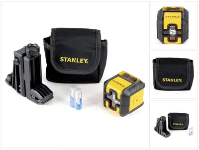 Produktbild von Stanley Linienlaser Cubix - rot, 12 m, 0,45 mm/m, 4°, Horizontal/Vertikal, Rot, Bezugspegel