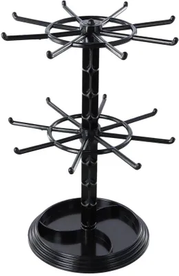 Immagine prodotto di Espositore per gioielli - Espositore girevole a 2 livelli - Design compatto