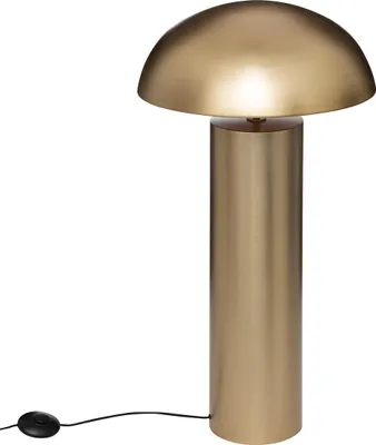Produktbild von Stehlampe für Wohnzimmer CHAMPI, golden, Pilzform, H. 97 cm