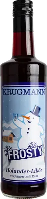 Produktbild von Krugmann Frostys Holunder Likör Partygetränk mit Rum 700ml