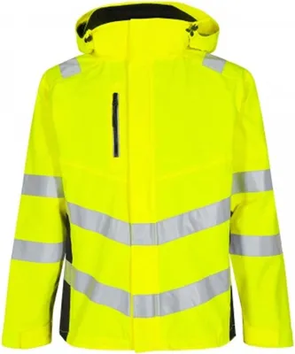 Produktbild von F. Engel Safety Shelljacke, Gelb/Schwarz, Gr. XL