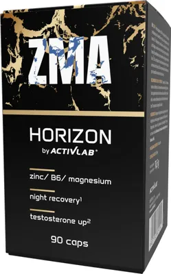 Produktbild von Activlab ZMA | HORIZON – Chelatierte Zink, Magnesium und Vitamin B6 – 90 Kapseln