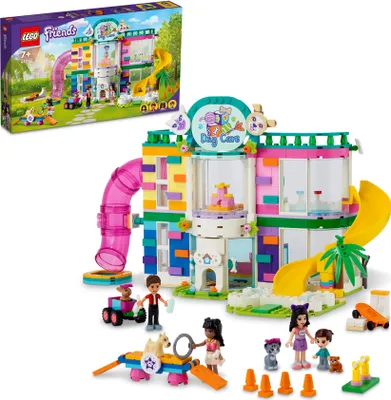 Produktbild von LEGO 41718 Friends Tiertagesstätte, Heartlake City Spielset mit Tier-Figuren und 3 Mini-Puppen, Spielzeug für Mädchen und Jungen ab 7 Jahre