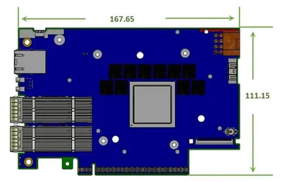 Produktbild von NVIDIA BlueField-3 P-Series B3240 - Netzwerkadapter