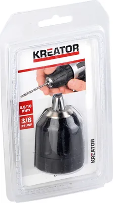 Obrázok produktu pre Rýchloupínacie skľučovadlo Náhradné vŕtacie skľučovadlo 0,8-10 mm, závit 3/8-24UNF - 0,8-10 mm 3/8-24UNF