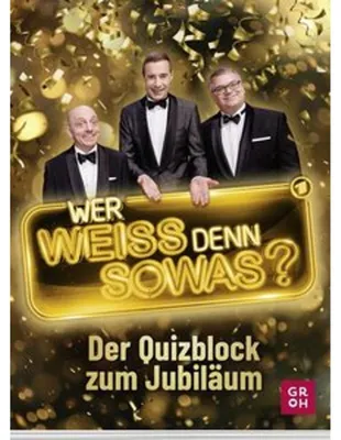 Obrázek produktu pro Wer weiß denn sowas? Quizspiel für Erwachsene – Quiz-Block mit 80 Fragen