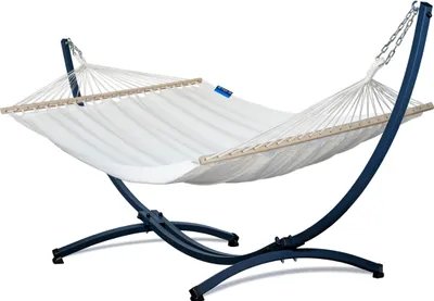 Obrázok produktu pre Potenza hojdacia sieť s rámom Pre dve osoby hojdacia sieť s tyčou 215x140 cm I Galvanizácia rám 220 kg