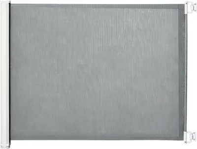 Obrázek produktu pro Branky pro psy a domácí mazlíčky - Bezpečnostní branky na schody a do dveří - 115 x 5,5 x 82,5 cm - světle šedá