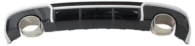 Produktbild von Diffusor für Audi A3 8V Fließheck Sportback 2012-2015 Auspuff Tipps RS3 Look.