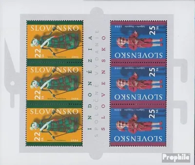 Produktbild von Briefmarken Slowakei 2006 Mi 542-543 Kleinbogen (kompl.Ausg.) postfrisch Puppen