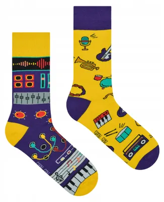 Produktbild von Spox Sox "Muzyczne" Motivsocken Gr. 44-46