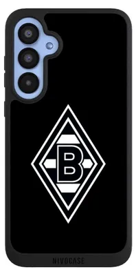 Produktbild von NIVOCASE Handyhülle für Samsung Galaxy A55 5G Hülle NIVOpure Case Schwarz Borussia Mönchengladbach Gladbach Wappen