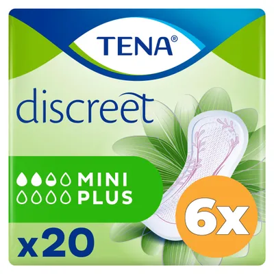 Productafbeelding van 6x Tena Mini Discreet plus (20 stuks)