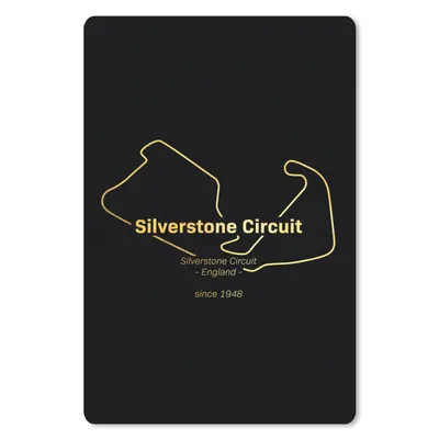 Produktbild von MuchoWow® Mauspad Mousepad England - Formel 1 - Rennstrecke 18x27 cm - Mousepads - Maus Mat - Pad - Mausunterlage