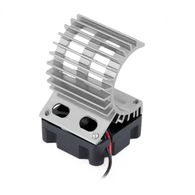 Zdjęcie produktu dla Radiator silnika, radiator silnika RC, radiator RC, radiator RC z wentylatorem chłodzącym, radiator silnika z wentylatorem chłodzącym, akcesoria RC