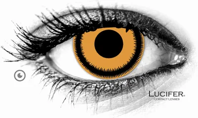Zdjęcie produktu dla Kolorowe soczewki kontaktowe Lucifer® Mystic Sun - 2 sztuki (1 para), bez recepty