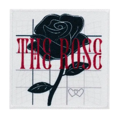 Produktbild von Mono-Quick 16316 The Rose Applikation, Bügelbild, Patch, Aufbügler, ca. 8,1 x 8,1 cm