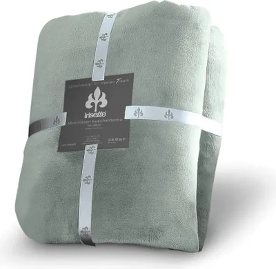 Produktbild von Irisette Kuscheldecke uni Relax 8900 Farbe salbei-34 Größe 150x200 cm