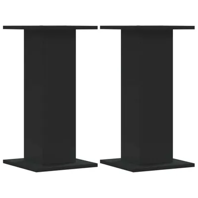 Obrázek produktu pro vidaXL Stojan na reproduktory 2 ks černý 30x30x60 cm materiál na bázi dřeva