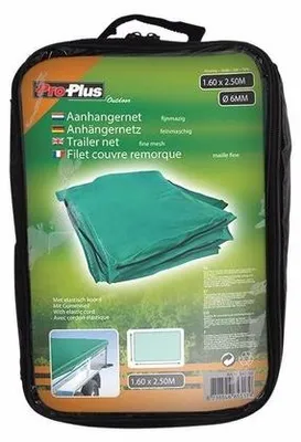 Produktbild von ProPlus Anhangerabdecknetz - feinmaschig - grun - 160 x 250 cm