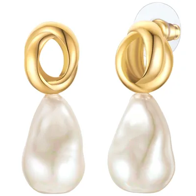 Produktbild von Yokoamii Ohrhänger Metall Muschelkernperle 50020146