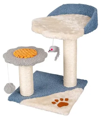 Productafbeelding van Binnen Kattenklimrek met Krabpaal voor Kleine Katten