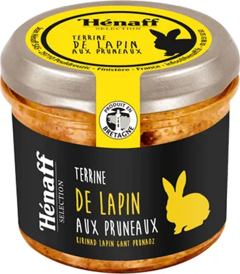 Produktbild von Terrine vom Kaninchen mit Pflaumen.
