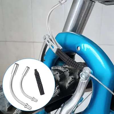 Produktbild von Fahrrad V-Bremskabelset mit 90° und 110° Führung für Bremsbeläge