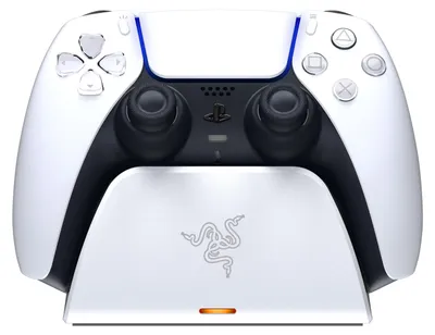 Produktbild von Razer Schnellladestation für PS5 DualSense Wireless-Controller Weiß