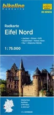 Immagine prodotto di Carta ciclabile Eifel Nord - Aquisgrana, Colonia 1 : 75 000