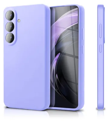 Obrázok produktu pre Silikónové puzdro NALIA pre Samsung Galaxy S26 – Ochrana fotoaparátu a vnútorná podšívka – Puzdro Soft-Touch – Značka z Berlína – Levanduľa