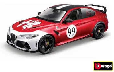 Imagen del producto de Bburago 1:18 Plus - Alfa Romeo Giulia Gtam - Met Red #99