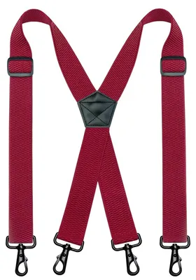 Productafbeelding van Bretels X-type - Heren - Lengte verstelbaar - Anti-slip gesp - Karabijnsluiting - Outdoor