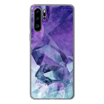Produktbild von MuchoWow® Handyhülle Schutzhülle Hülle für Huawei P30 Pro Mineralien - Naturstein - Kristalle Silikon Softcase Handy Hülle - Schutzdeckel
